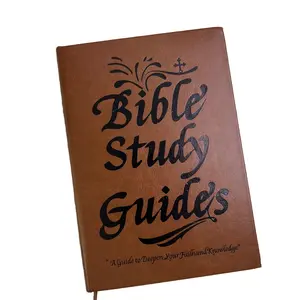 66-Page A5 Bible Study Guide & Daily Devotional Journal Faux Leather Faith Notebook with Scripture Quotes Reflection Prompts & Prayer Notes Ideal for Women Teens Beginners