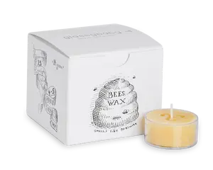 beeswax tealight candles - box of 12