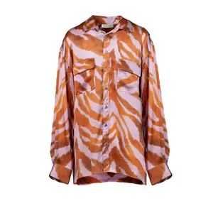 Zebra Silk Shirt