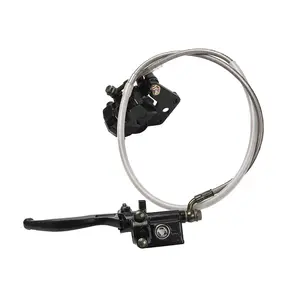 Front Hydraulic Brake Master Cylinder Caliper 1130mm 44.48 inch for 12" Wheel Disc Brake Dirt Pit Bike Offroad Motorcycle Orion Apollo SSR TTR Atomik Thumpstar TaoTao Sunl 70cc-140cc