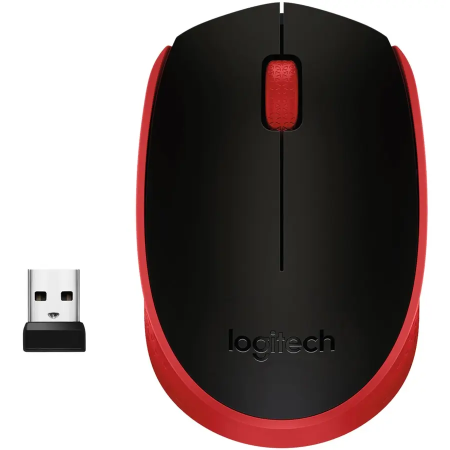 Logitech M170 Wireless Compact Mouse Red