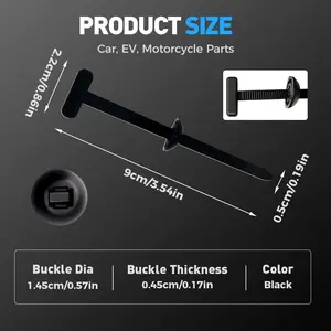 Nylon Universal Cable Tie Buckle, Heavy Duty Self-Locking Nylon Zip Ties Holder, New Multifunctional Cable Tie Buckle for Car Daily Repair (20pcs)