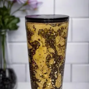 Coffee Lava Effect - 16oz Acrylic Tapered Cup