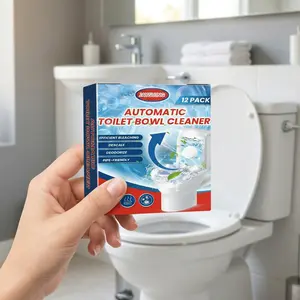 Effervescent Toilet Cleaner Tablets - Scale Remover, Stain Remover & Deodorizing for Household Use