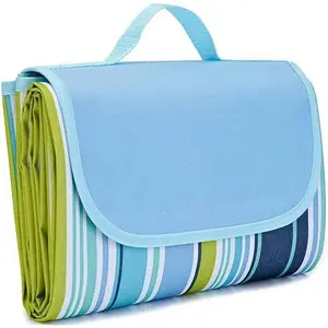 Picnic Beach Blanket, Picnic Mat 80x60in Waterproof Foldable, Family Mat, Portable Large Picnic Blankets for Travel, Hiking, Music Festival