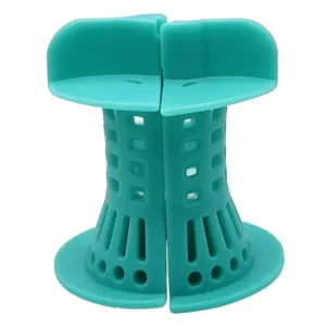 2 Pack Bathtub Drain Hair Catcher, No-Touch Tub Hair Stopper Leak-Proof Drain Protector, Easy Install, Fits Most Bathtubs Hygienic Eco-Friendly