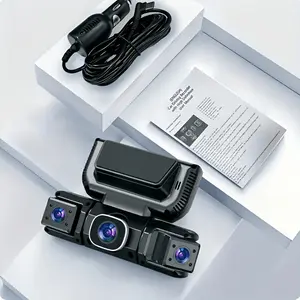 1080P HD 4-Channel WiFi Dash Cam | Night Vision & Crash Lock DVR | Optional 24H Parking Monitor | Car Camera System with Free SD Card