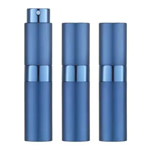 8ML Atomizer Perfume Spray Bottle for Travel (3 PCS) Empty Cologne Dispenser, Portable Sprayer (Blue)