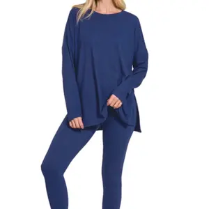 Zenana Lounge Set Microfiber Pant/Top