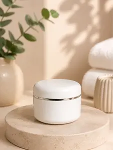 Custom White Luxury Hair Mask Cosmetic Containers PP 300ml 250ml 8 oz Plastic Jar 16 oz 500ml Body Cream Packaging for Skin Care