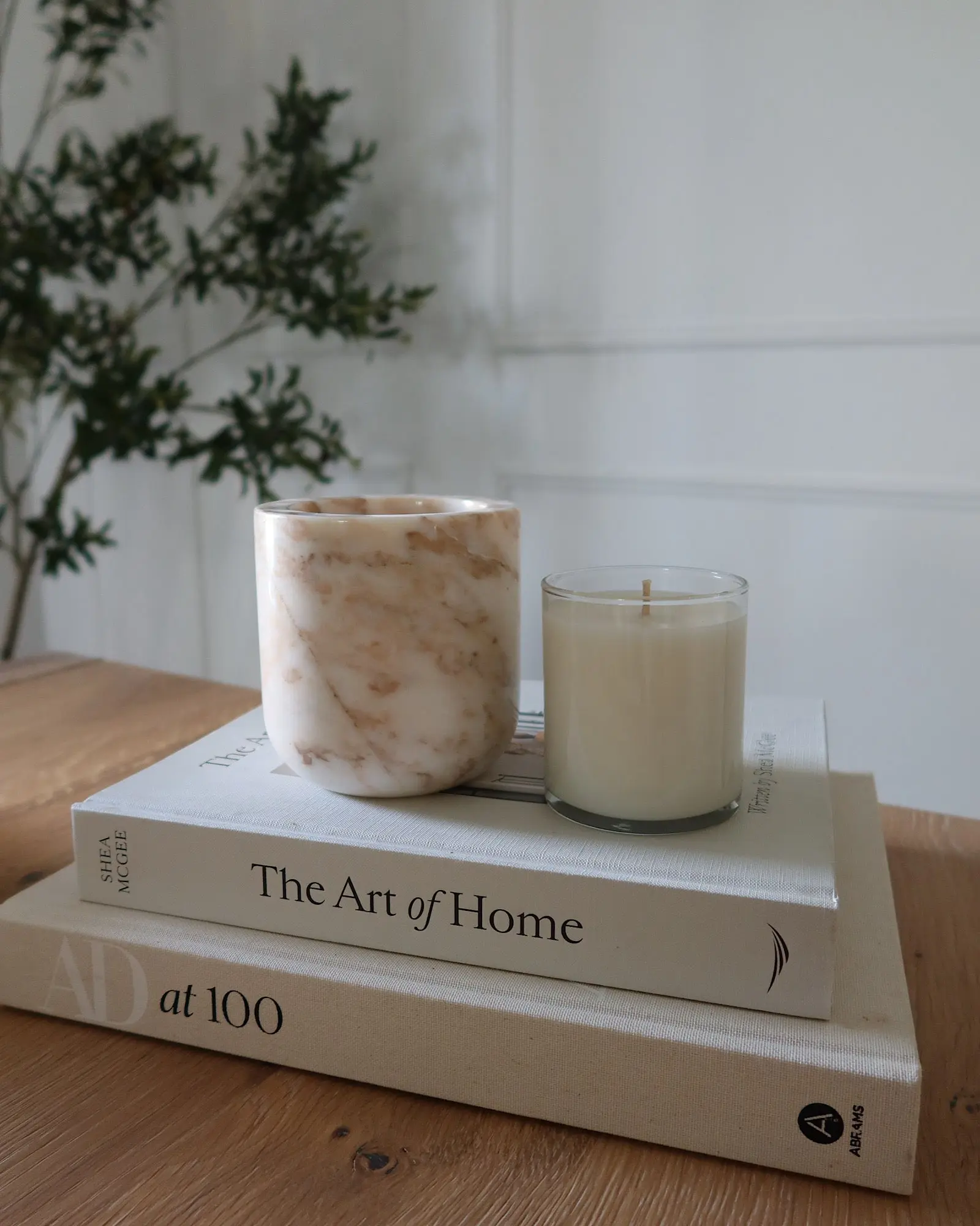 CALACATTA GOLD MARBLE REFILLABLE CANDLE