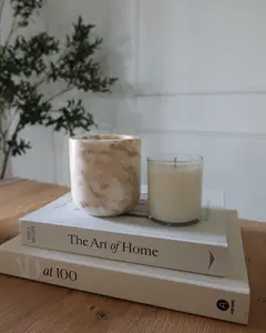 CALACATTA GOLD MARBLE REFILLABLE CANDLE