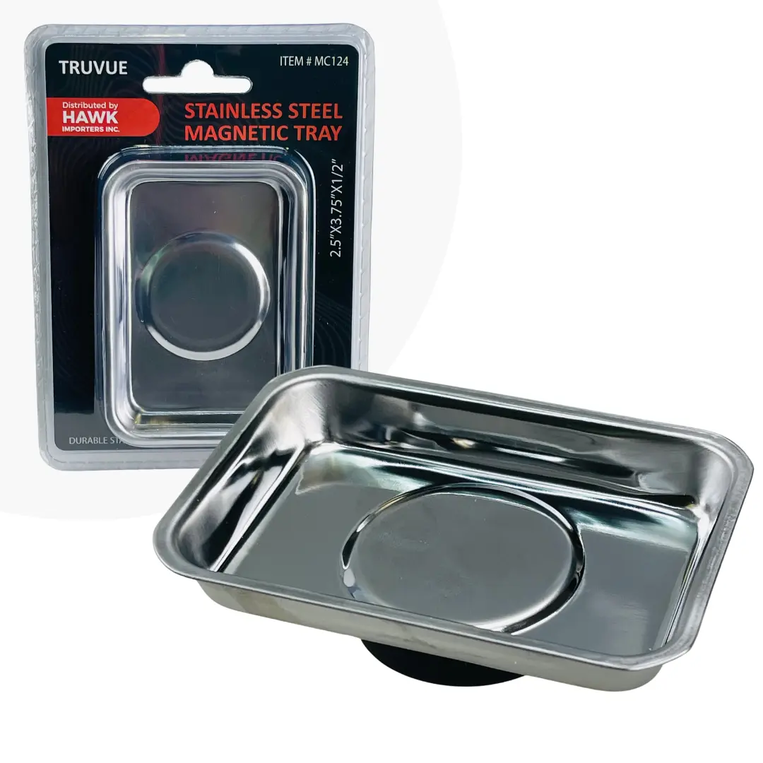 Small Rectangular Stainless Steel Magnetic Tray  - MC-17466