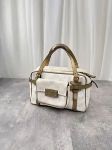 Pre-owned Loewe Leather Tote Bags Anagram Mini Boston Bag, Cowhide MR31032026A638