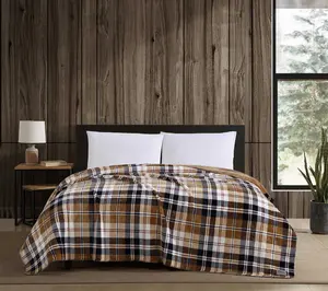 Eddie Bauer Trailhead Plaid Reversible Twin Blanket