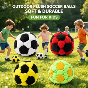 Plush Soccer Ball / Hacky Sack Footbag / Soft Kick Ball