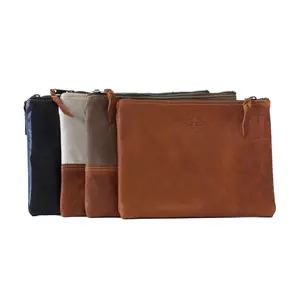 Leather Clutch Bags & Wallets