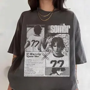 Comfort Colors Sombr Tour Music Vintage T-Shirt, Music Fan Sweatshirt, Sombr Tour Sweater