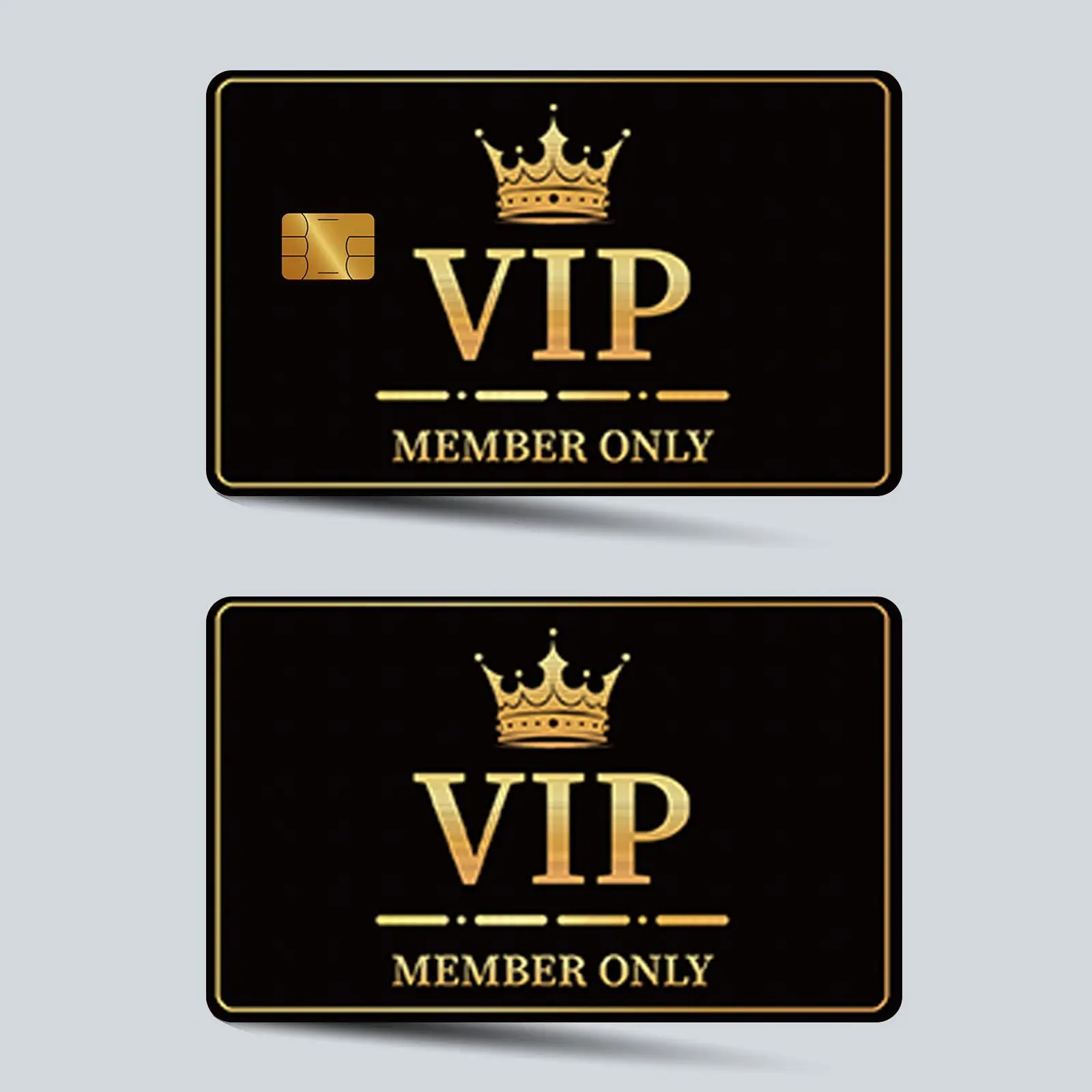 VIP Member Only Credit Card Sticker, 2 Counts/set Waterproof Scratch ...