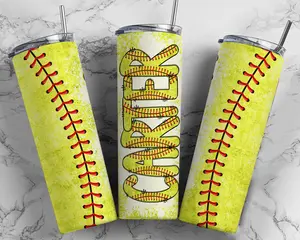 Personalized Softball Water Bottle/Tumbler