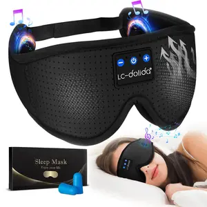 MUSICOZY Sleepmask Eye Mask Silk Breathable Wireless Bluetooth Eyewear