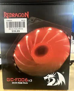 3 pack 12cm RGB computer CASE fan, PC cooling fan