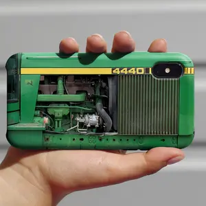 Green Tractor Deer 4440 Phone Case HG  Tractor Phone Case HG