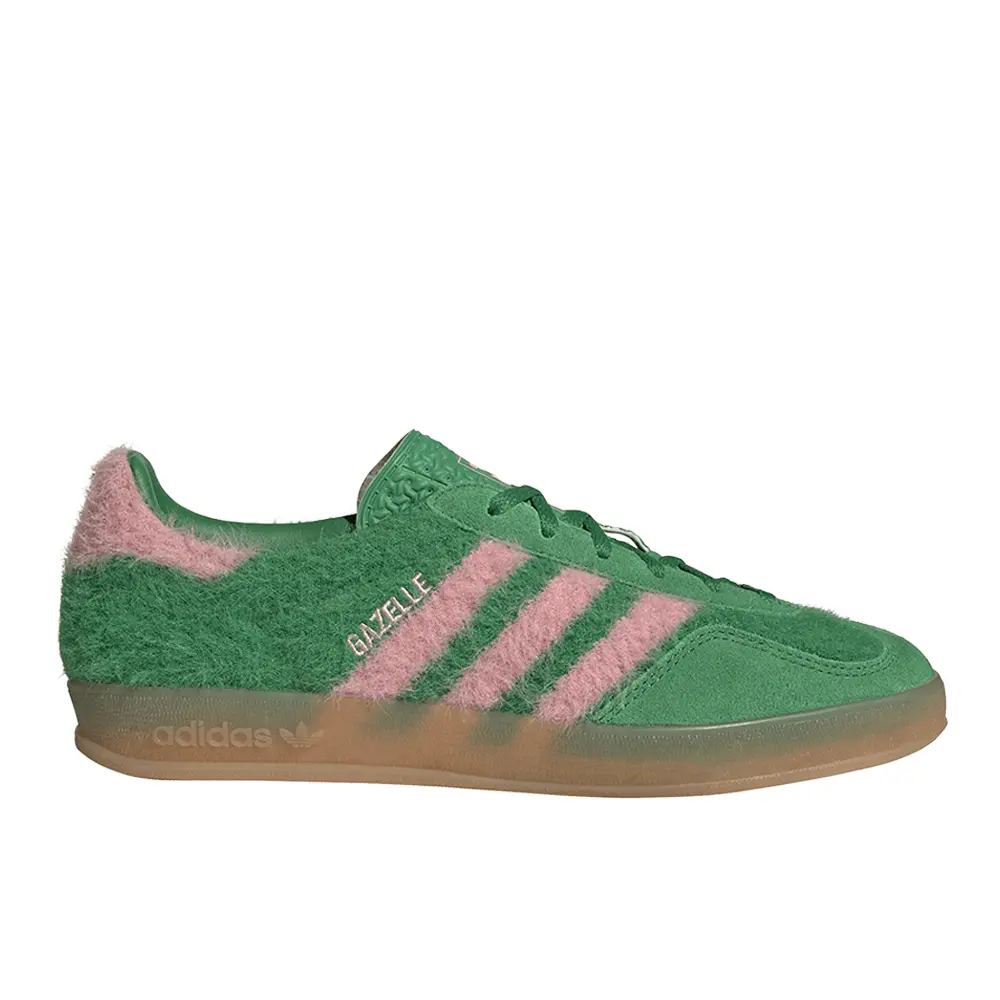 adidas Womens Gazelle Indoor Lace Up Sneakers Shoes Casual - Green adidas Womens Gazelle Indoor Lace Up Sneakers Shoes Casual - Green