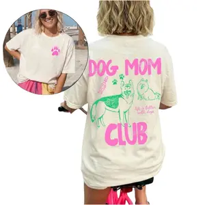 The Dog Mom Club Comfort Color Shirt, Dog Mom Shirt, Dog Lover Gift, Fur Mama Tshirt, Life is Better With a Dog Shirt,Mens Graphic Tee, Fur Dad Shirt, Gift For Woman, Gift For Men, Womenswear Top Underwear Streetwear, Trending Shirt