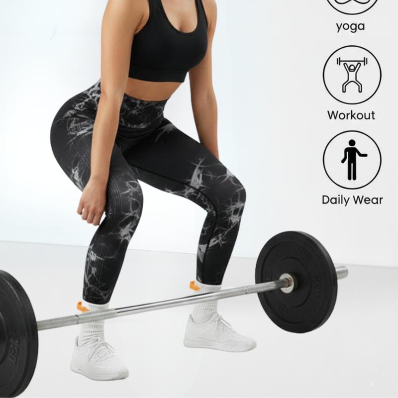 2 Pack Tie Dye High Waisted Workout Leggings for Women Rear Lifting Tummy Control Yoga Gym Athletic Pants High Waist Squat Proof Compression Tights