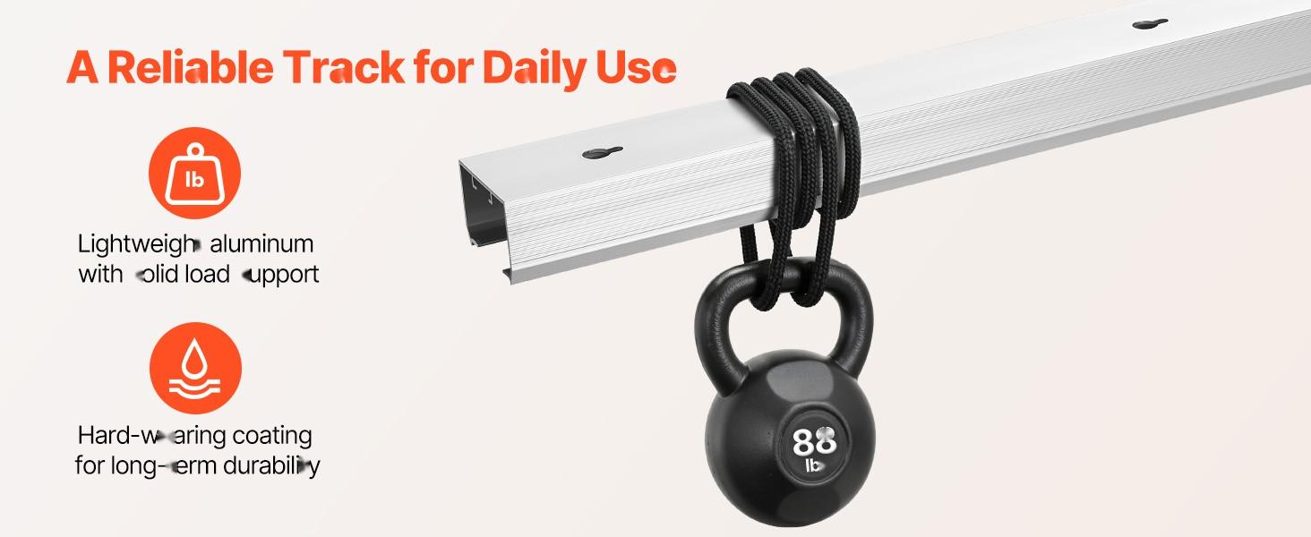 Sliding Pocket Door Hardware Track Kit, 68.74-Inch Track Kit With Soft-Close Mechanism For Smooth And Quiet Sliding, Easy To Install, Compatible With Doors 1 To 1-3/4-Inch Thick, 36-Inch Wide, Single Door System