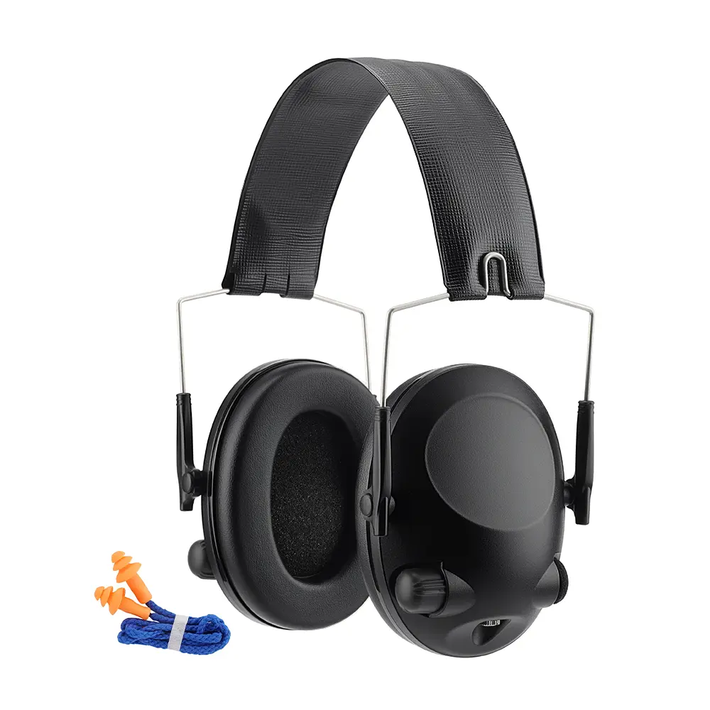 T6S Noise-Canceling Ear Defenders Folding Hearing Protection for Hunting & Shooting Pro-Grade Soundproof Muffs Outdoor Headphones Noise Cancelling Earmuffs Adjustable Headsets