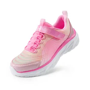 DREAM PAIRS KIDS Sneakers for Girls Tennis Shoes Kids Sparkle Lightweight Running Shoes Casual Walking Shoes with Hook and Loop for Little/Big Kid