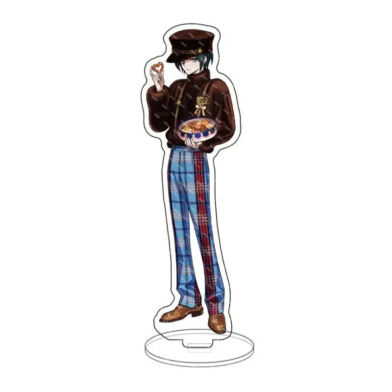 Anime Game Dan Wan Lun Po Acrylic Stand Kokichi Oma Saihara Shuichi Kirigiri Kyoko Naegi Makoto Cosplay Figure Model Plate Gift