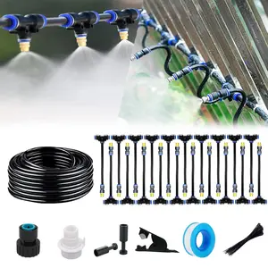 Update Drip Irrigation Kit, 82FT Automatic Watering System with 20 Replaceable 360? Bendable Sprayers, Atomizing Copper Nozzles for Garden, , Lawn, Patio and Yard.(20)