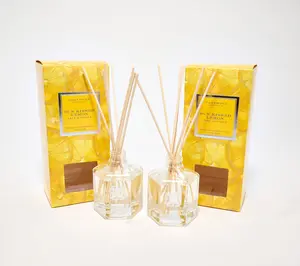 HomeWorx by Slatkin + Co. S/2 Sunkissed Lemon Reed Diffusers