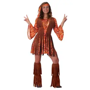Women's Plus Size Fringe Hippie Costume