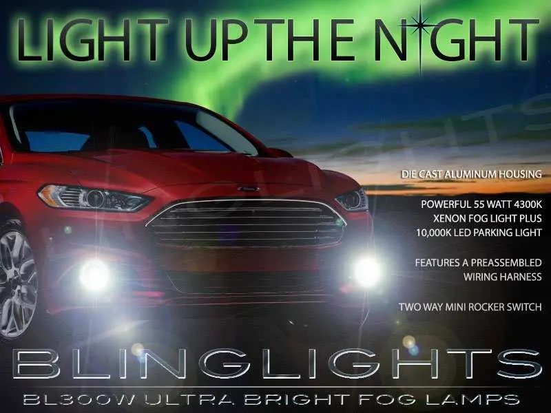 For 2013 2014 Ford Mondeo Mk5 Xenon Halogen Fog Lamps Driving Lights Foglamps Foglights Kit