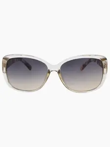 Rectangle Sunglasses, Tan Crystal Tortoise Shell