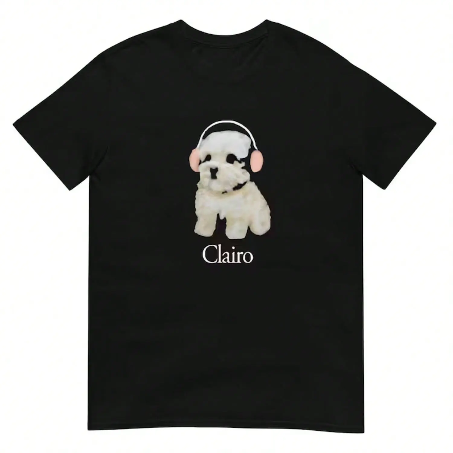 Clairo Dog Pup Headphones Shirt