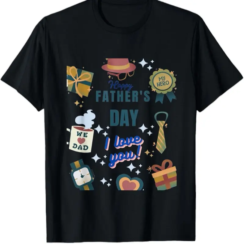 Happy Father’s Day t-shirt Comfort Shortsleeve