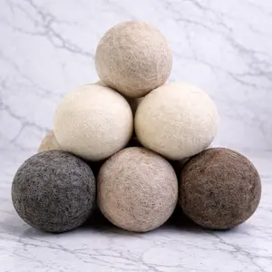 Alpaca Bliss Dryer Balls - Premium Dryer Balls Made from Ethically Raised American Alpacas, Soft Fleece, Hypoallergenic, Supports Sustainable Farming - Laundry, Natural