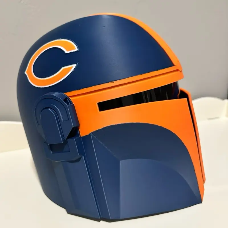 chicago bears motorcycle helmets Party Animal NFL Jumbo Squeezymates Helmet Squeezy Helmet Figurine, Team Colors, 4" Tall : Sports & Outdoors size SpeedFlex shell A Chicago Bears Helmet, Iconic