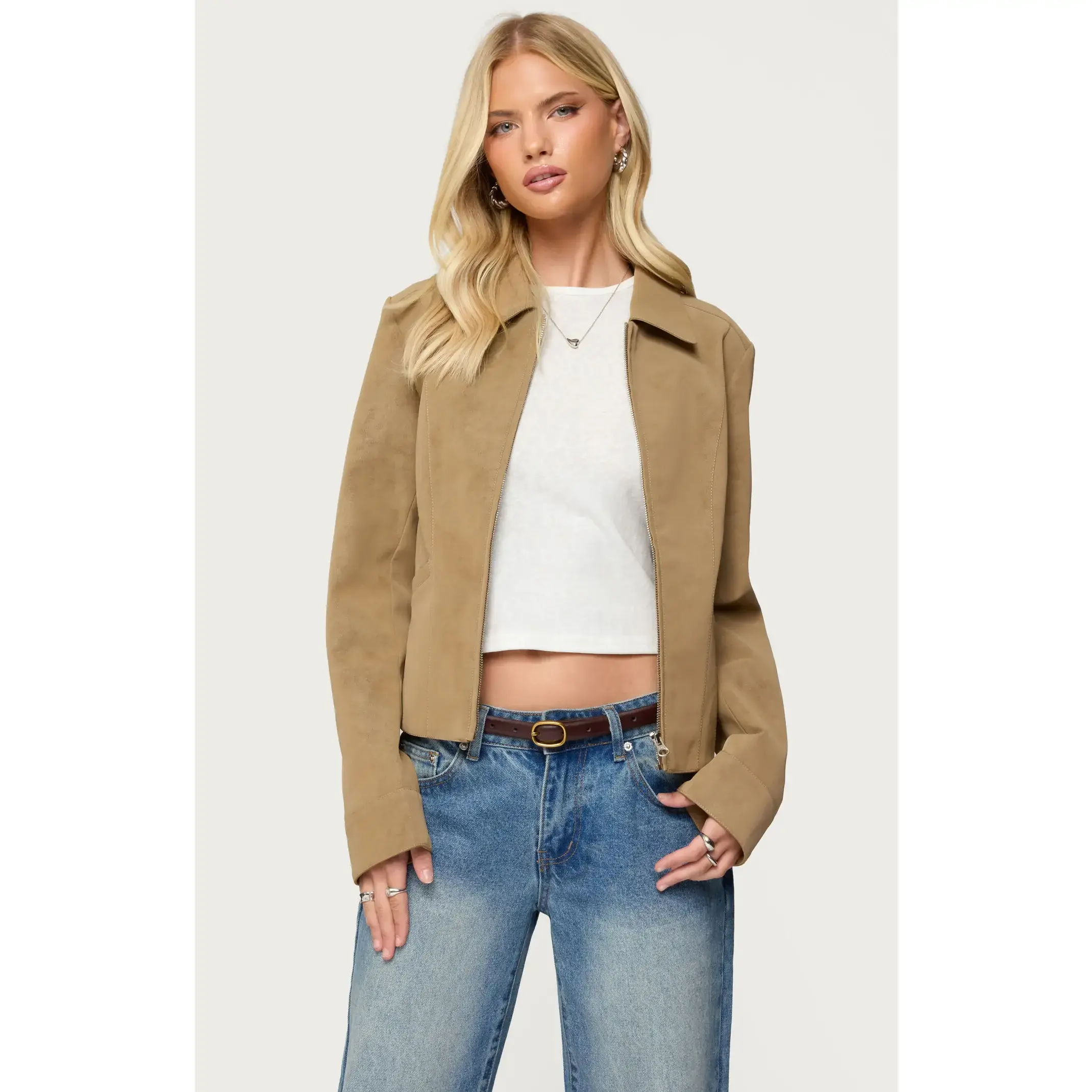 Edikted Women's Cozette Faux Leather Jacket