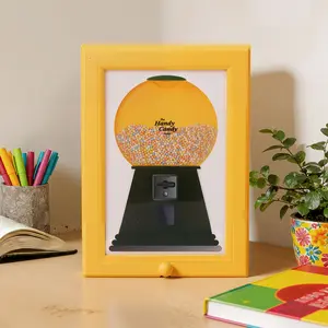 Candy Dispenser Snack Storage & Decorative Photo Frame Organiz