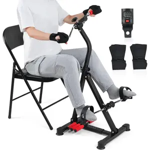 Adjustable Pedal Exerciser  for Seniors - Hand Arm  and  , Stroke , Portable Fitness Equipment for Total  Workout -   for  Rehab