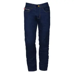 Loose Fit Protective Denim (Extra Wide Jeans) - Blue with Pads