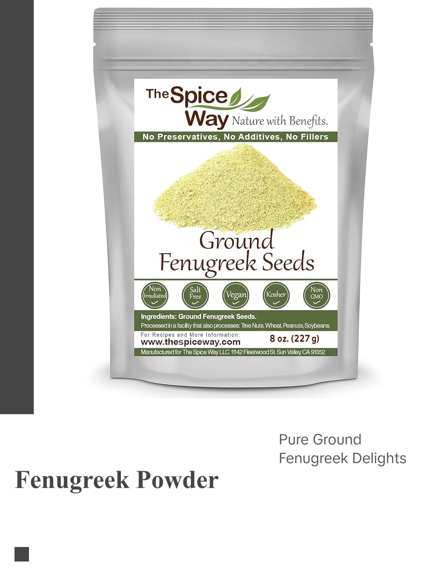 The Spice Way Ground Fenugreek Seeds