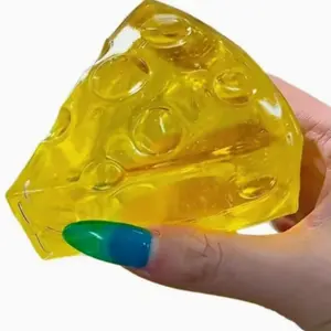 Honey Finger Sucking Cheese Stress Relief Fidget Toy, Stress Relieving Accessory, Slow Rebound Unisex Gift, Perfect for Relaxation and Fun, Ideal Present for All Ages