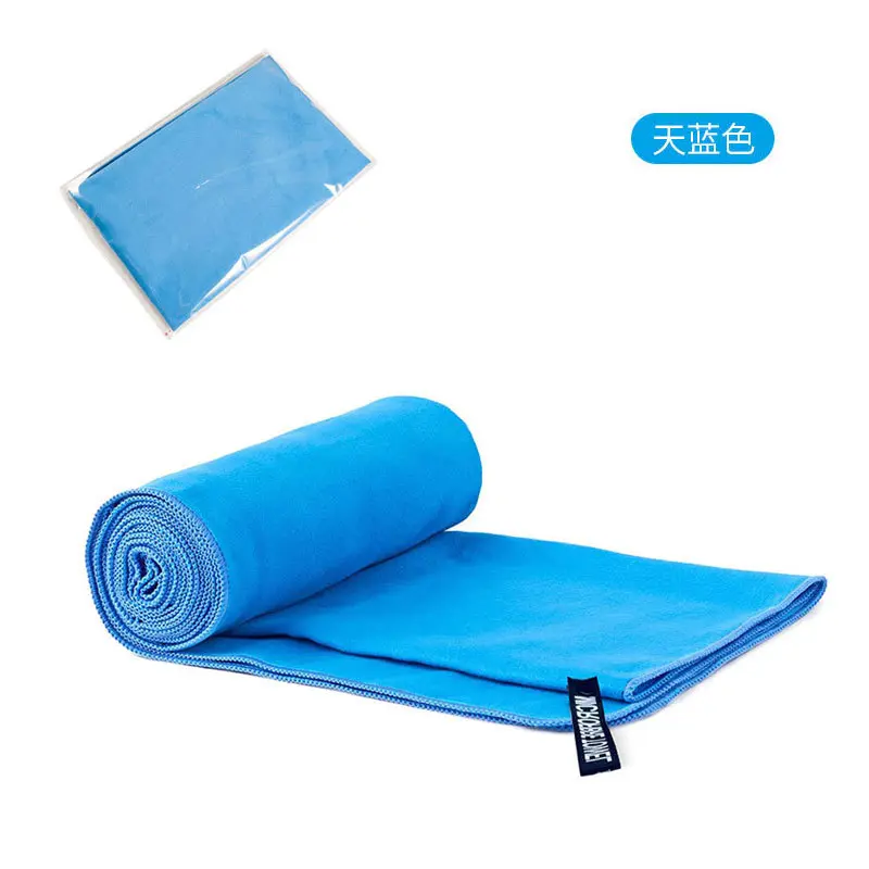 Double-sided velvet quick-drying sports towel sweat-absorbing beach towel made of microfiber Double-sided velvet quick-drying sports towel sweat-absorbing beach towel made of microfiber